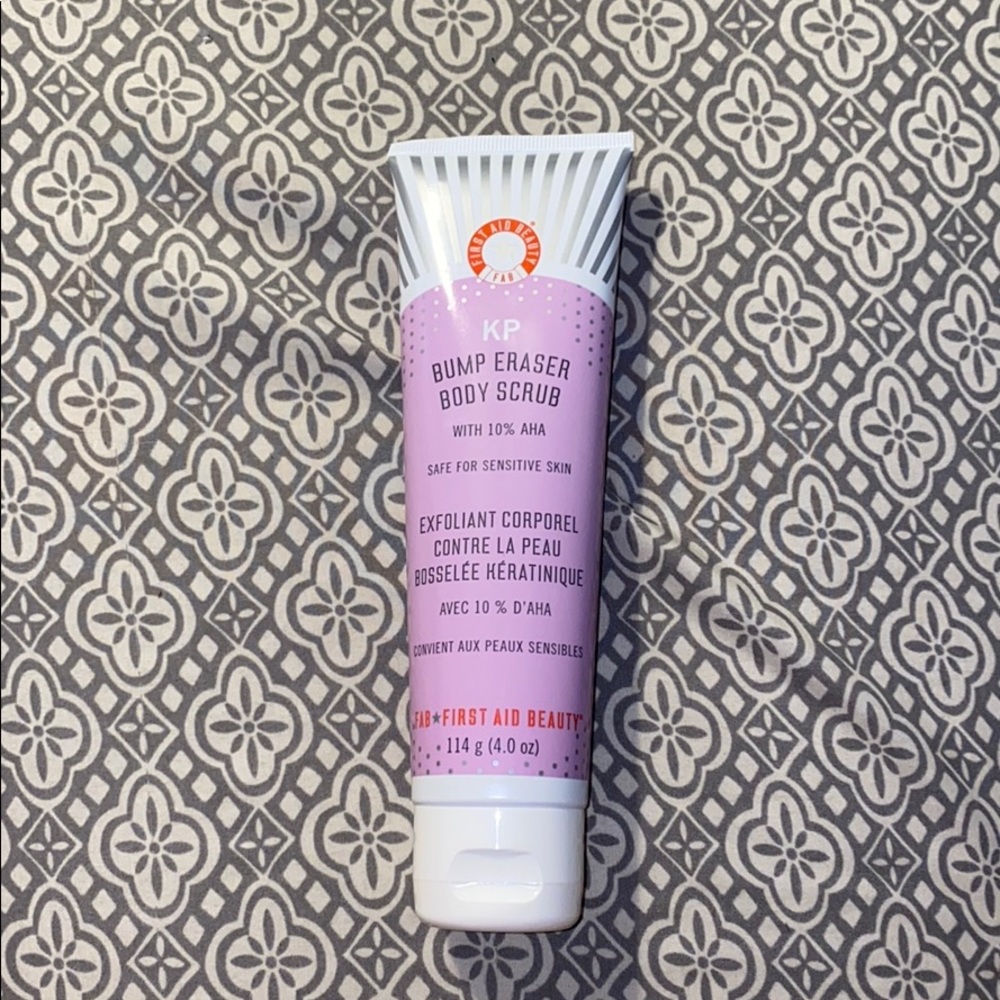 KP bump eraser body scrub